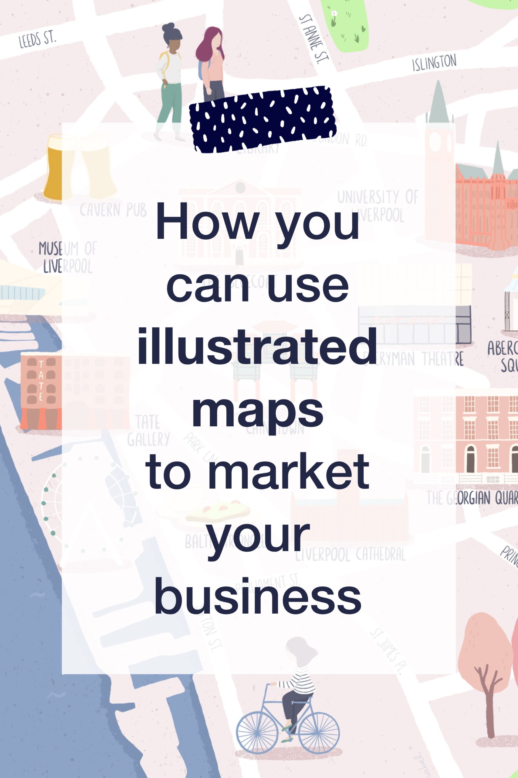 how to use illustrated maps to market your business