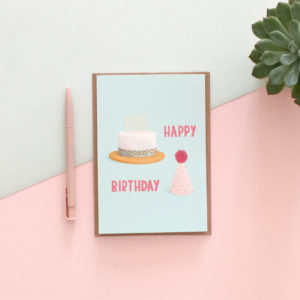 Cake birthday card