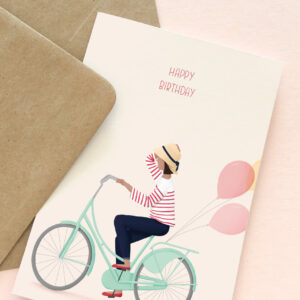 Bicycle birthday card