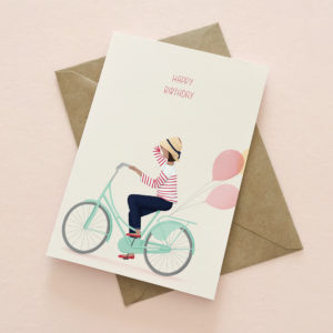 Bicycle birthday card