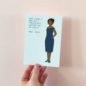 Feminist postcard - Mary Kenner