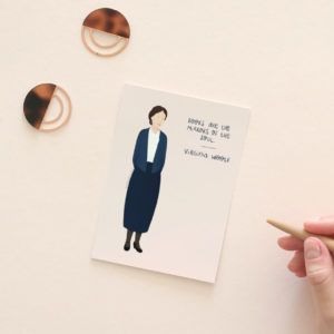 Virginia Woolf postcard