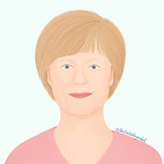 Angela Merkel illustration