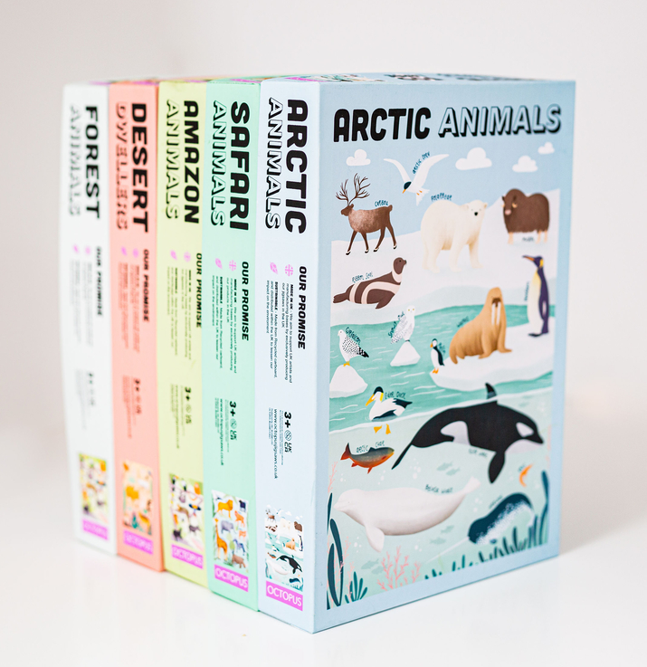 Arctic animals illustration