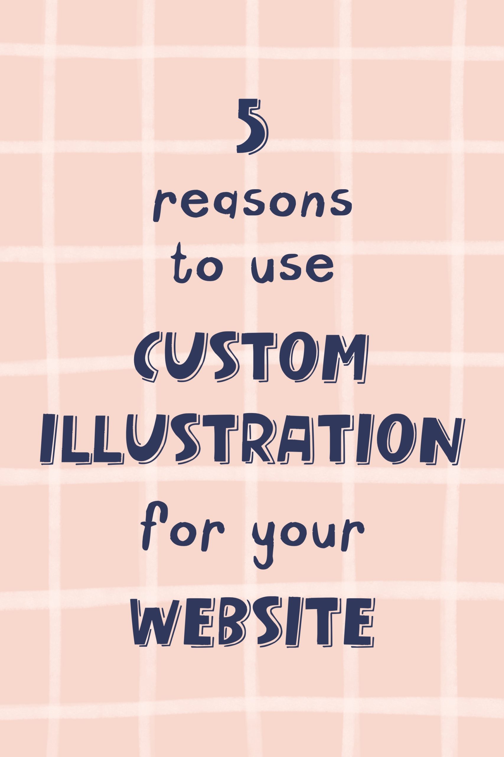 Custom illustration for website