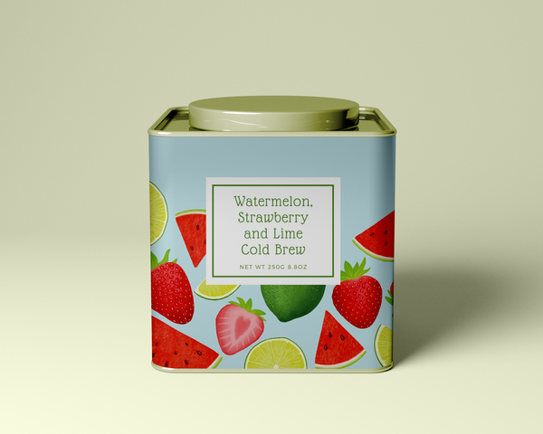 Tea packaging illustration