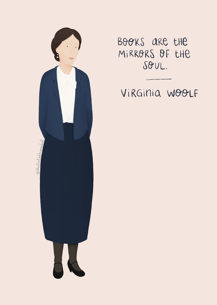 Virginia Woolf illustration