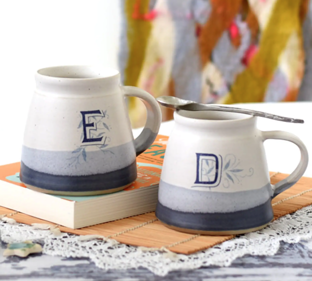 Monogram mug - housewarming gift ideas