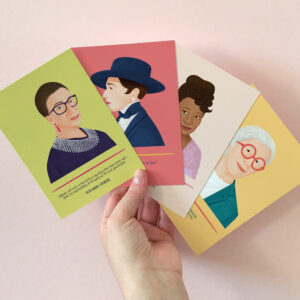 Feminist postcard pack
