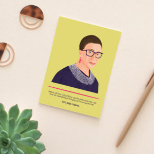 Ruth Bader Ginsburg postcard