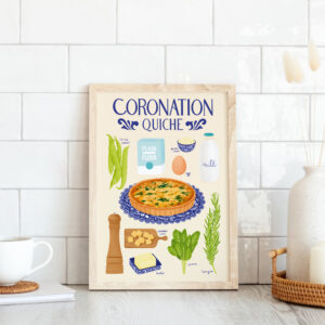 Coronation Quiche Recipe Print