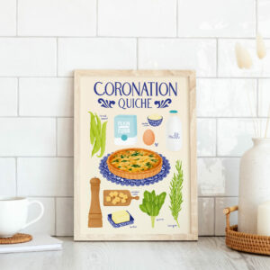 Coronation Quiche Recipe Print