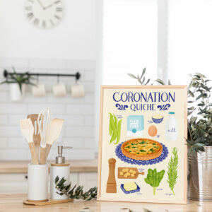 Coronation Quiche Recipe Print