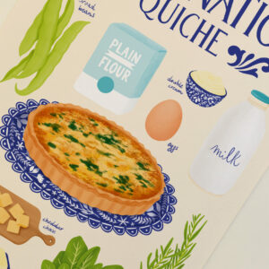 Coronation Quiche Recipe Print