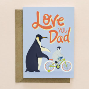 Penguin Dad card