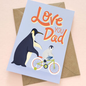 Penguin Dad card