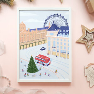 London Christmas Print