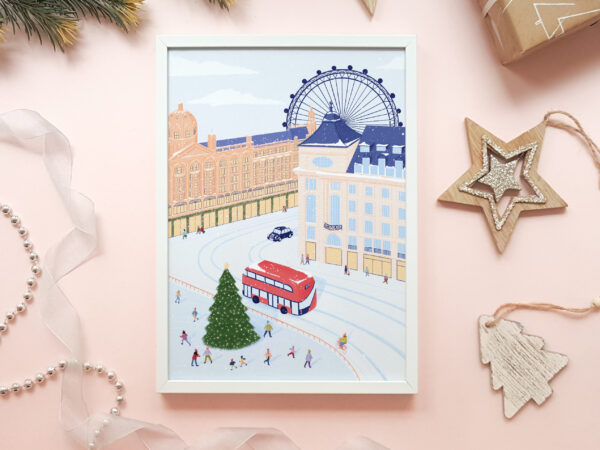 London Christmas Print