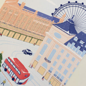 London Christmas Print