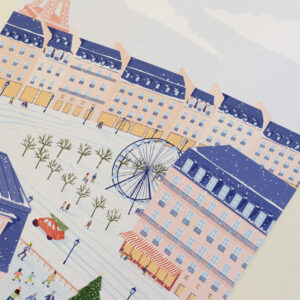 Paris Christmas print