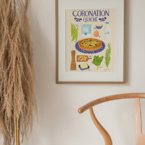 Coronation quiche recipe print