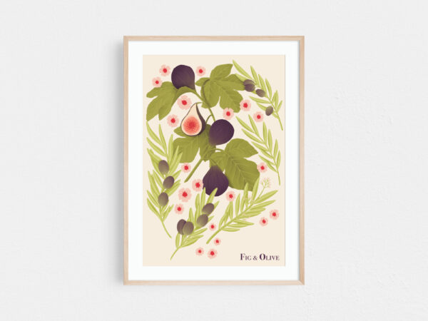 Fig and olive print