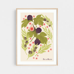 Fig and olive print