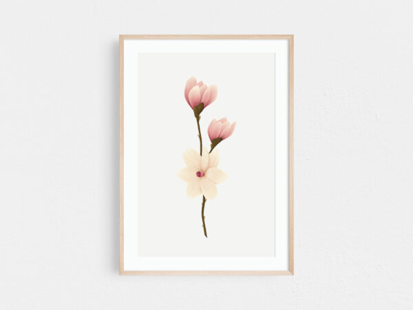 Magnolia art print