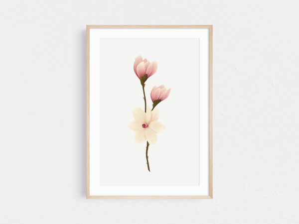 Magnolia art print