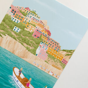 Amalfi coast art print