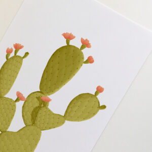 Cactus art print