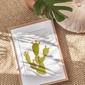 Cactus art print