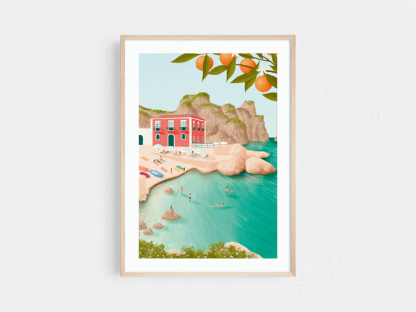 Sicily art print - Tonnara di Scopello