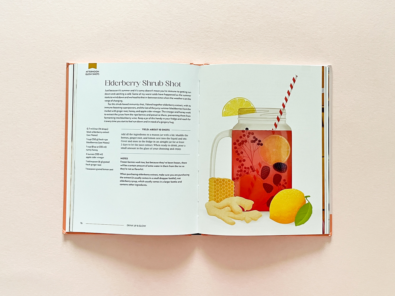 Illustrated Cocktail Book - Drink Up and Glow