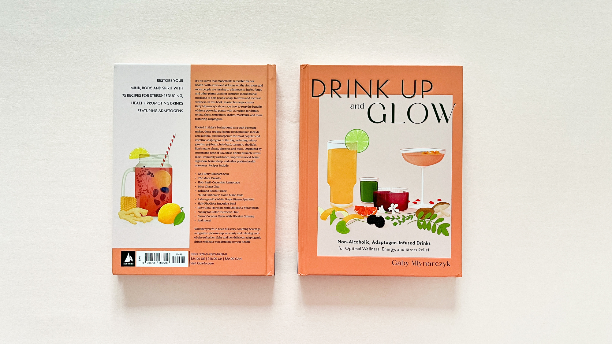 Illustrated Cocktail Recipe Book - Drink Up and Glow