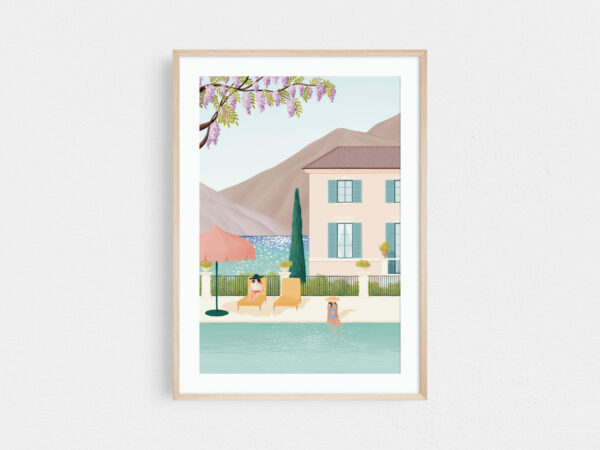 Lake Como print