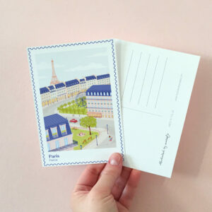 paris postcard