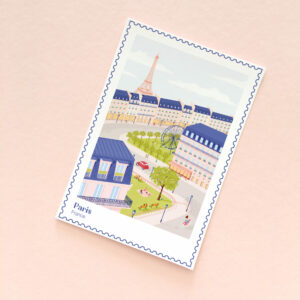 paris postcard