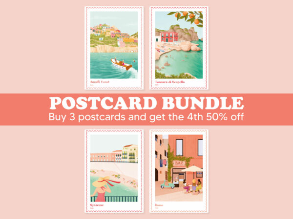 Postcard bundle