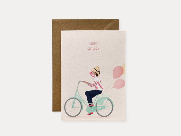 Bicycle birthday card