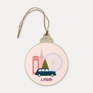 London Christmas ornament