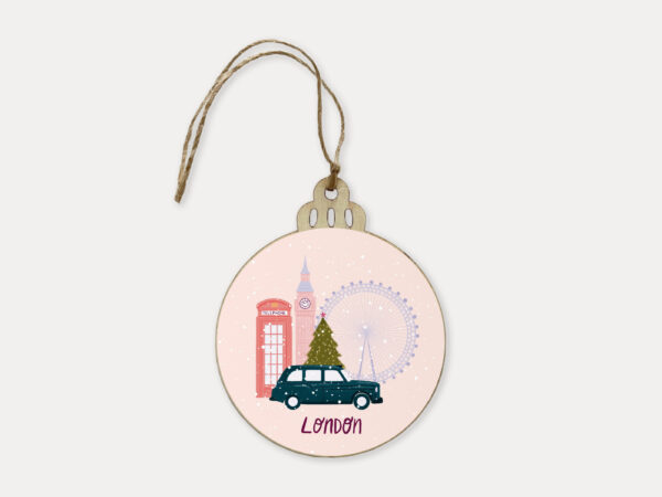 London Christmas ornament