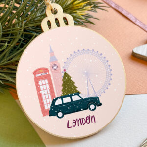 London Christmas ornament