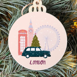 London Christmas ornament