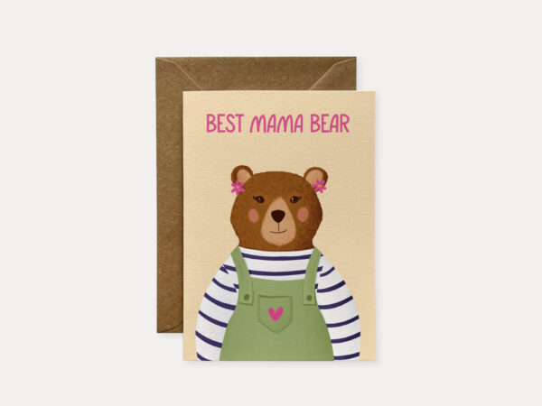 Best Mama bear card