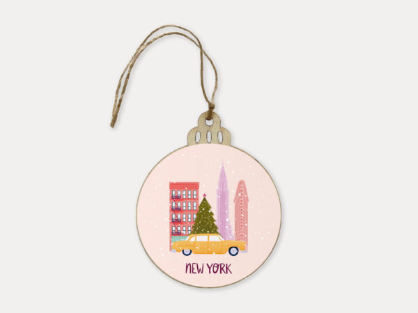 New York Christmas ornament