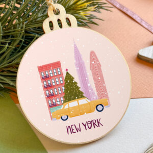 New York Christmas ornament