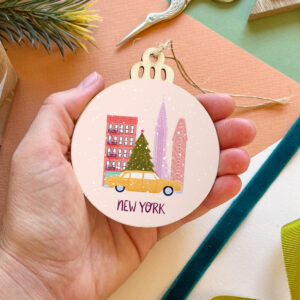 New York Christmas ornament