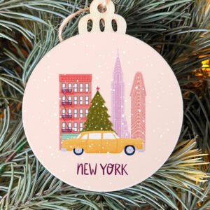 New York Christmas ornament