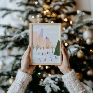 New York Christmas print